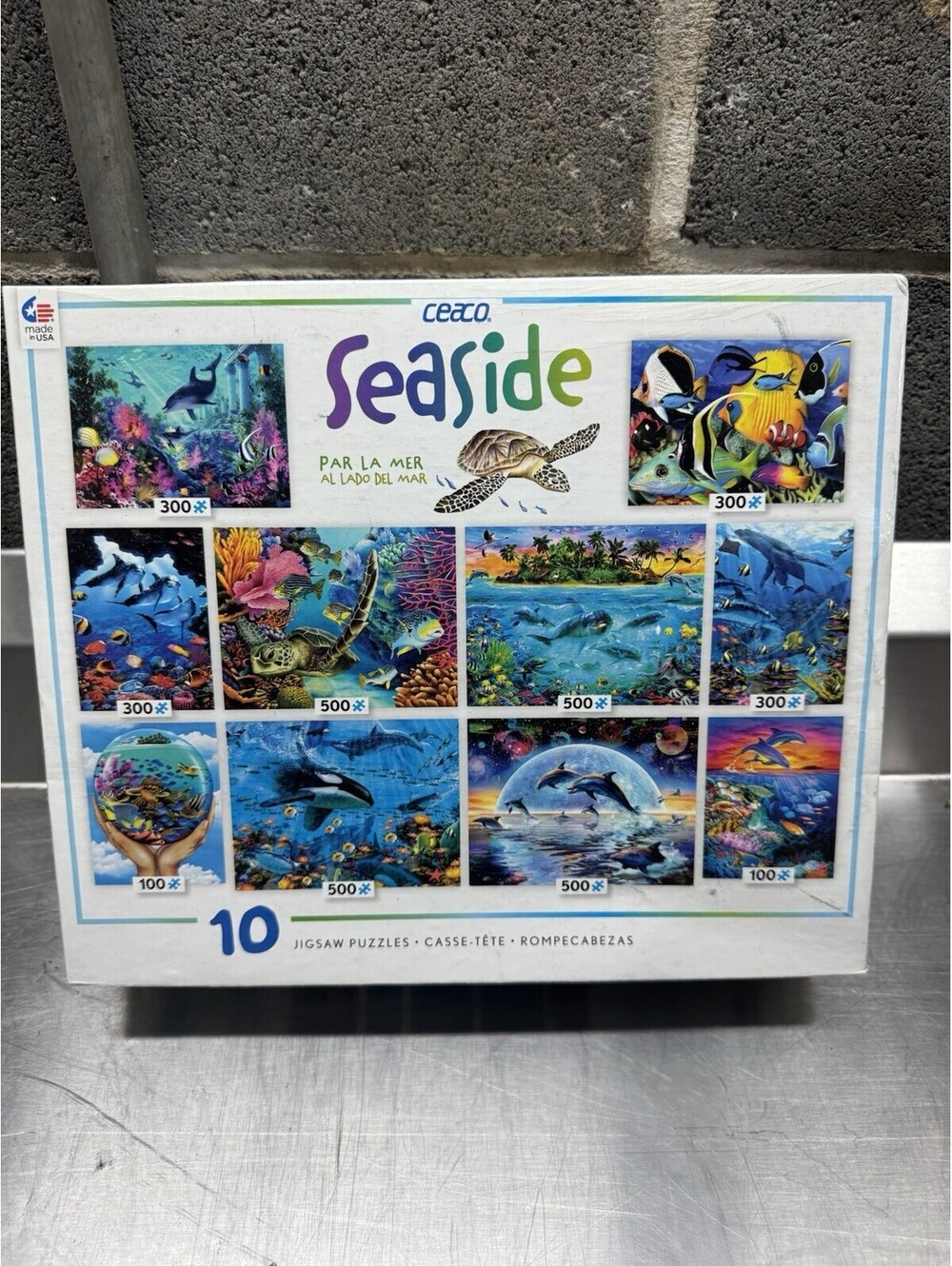 CEACO | SEASIDE JOHN ENRIGHT | 10 JIGSAW PUZZLES IN ONE BOX!